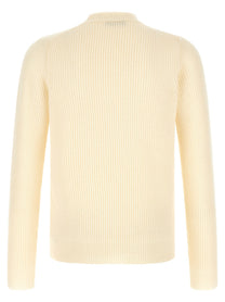 Zanone Ribbed Sweater White