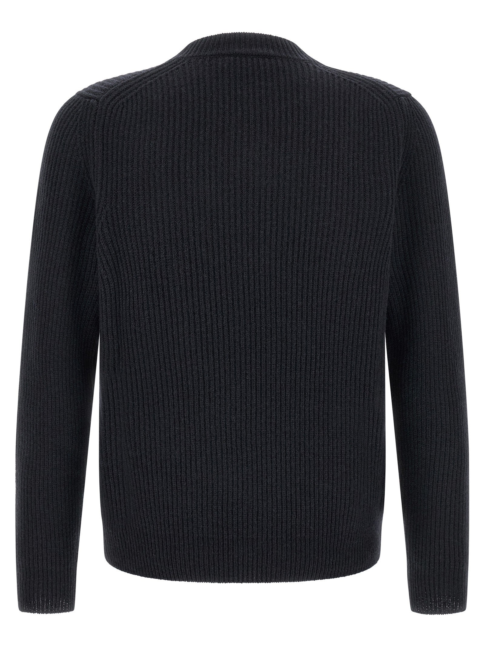 Zanone Ribbed Sweater Blue