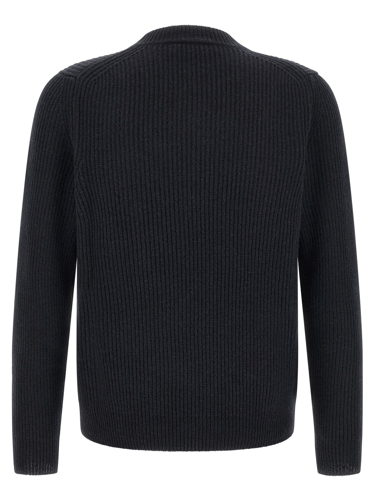 Zanone Ribbed Sweater Blue, view 2