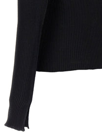 LANVIN Ribbed Sweater Black