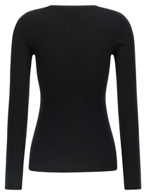 Theory Ribbed Sweater Black