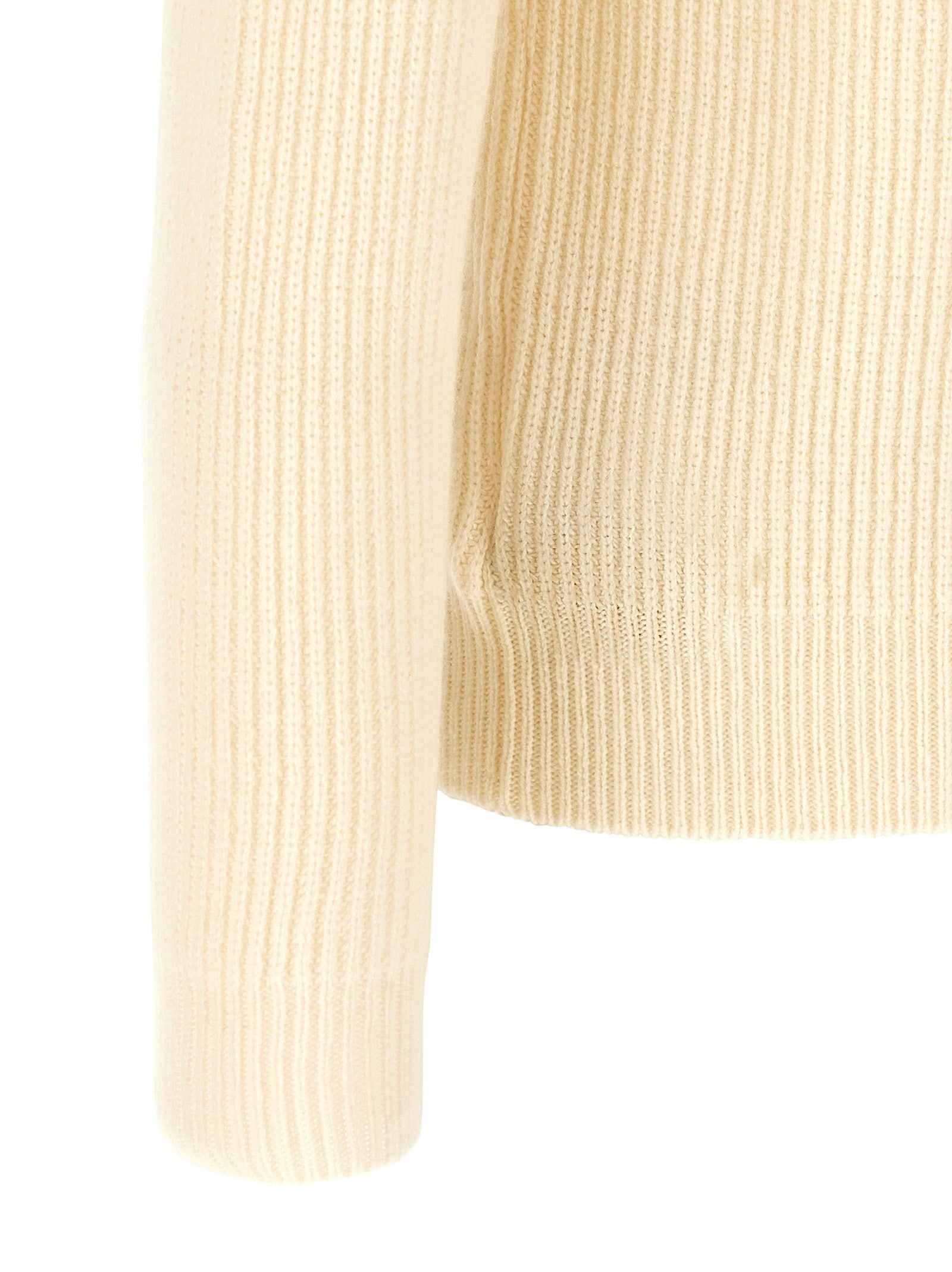 Zanone Ribbed Sweater White