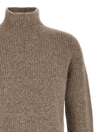 Roberto Collina Ribbed Sweater Beige, view 3