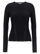 LANVIN Ribbed Sweater Black