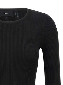 Theory Ribbed Sweater Black