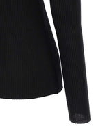 Theory Ribbed Sweater Black, view 4