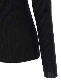 Theory Ribbed Sweater Black