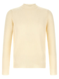 Zanone Ribbed Sweater White