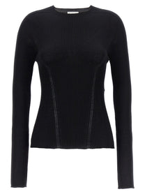 LANVIN Ribbed Sweater Black