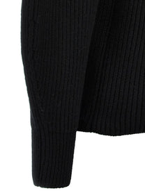 Jil Sander Ribbed Sweater Black
