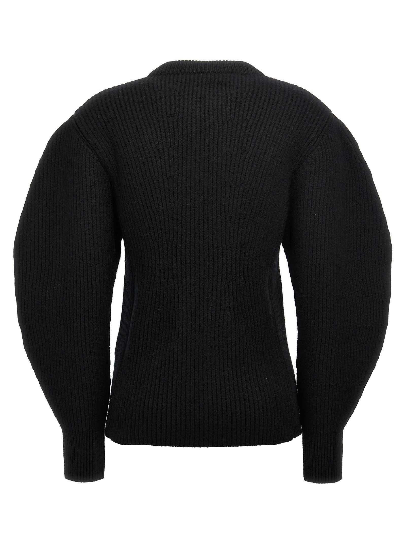 Jil Sander Ribbed Sweater Black