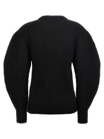 Jil Sander Ribbed Sweater Black