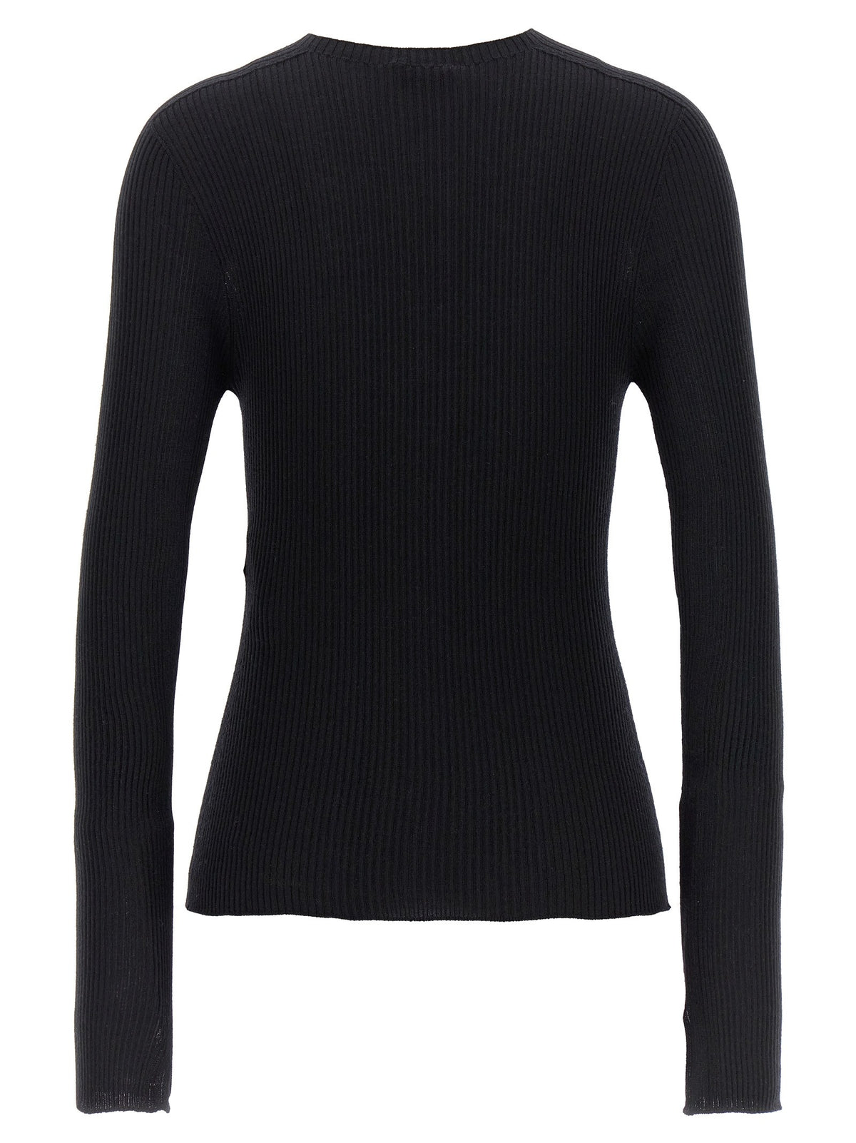 LANVIN Ribbed Sweater Black