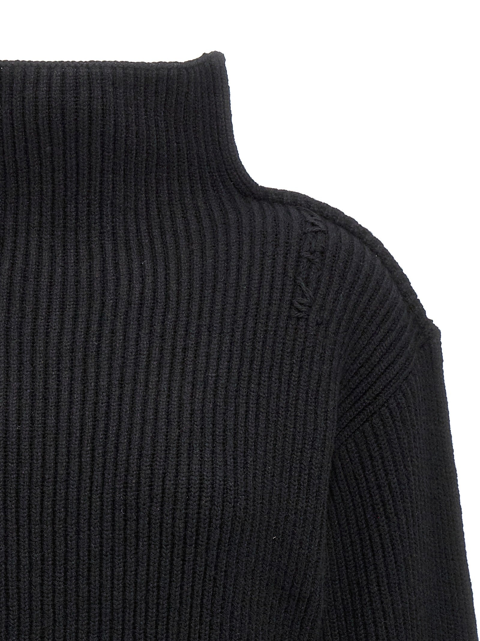 Marni Ribbed Sweater Black