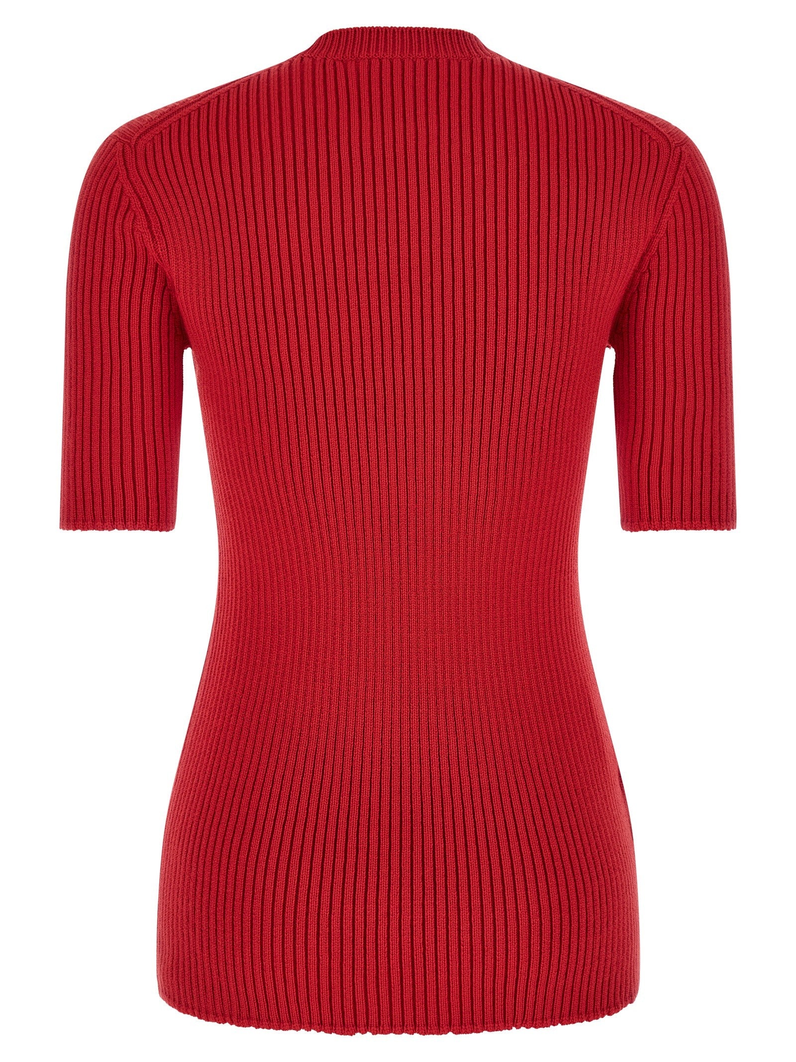 PRADA Ribbed Sweater Red