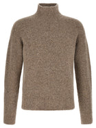 Roberto Collina Ribbed Sweater Beige