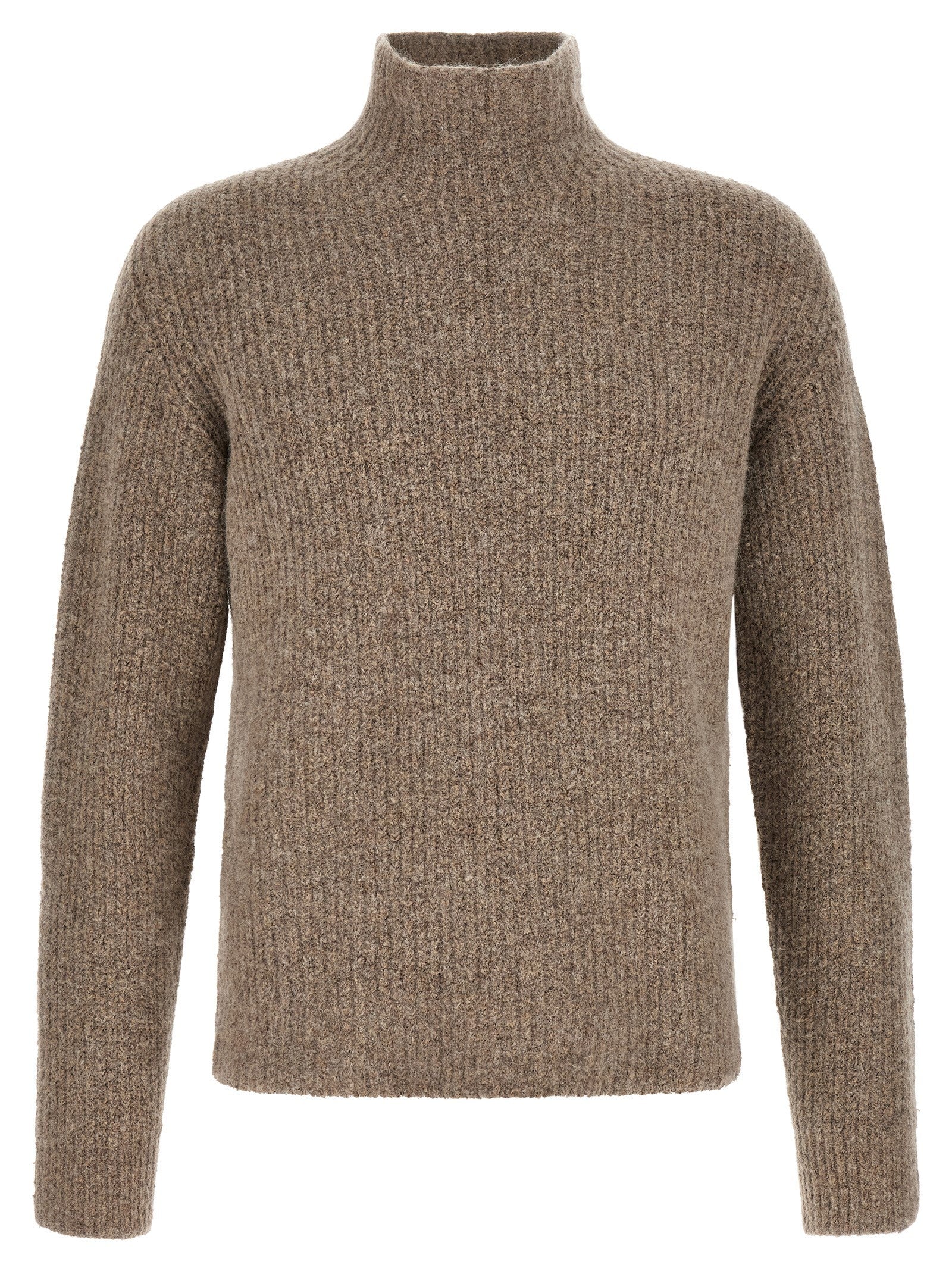 Roberto Collina Ribbed Sweater Beige