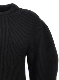 Jil Sander Ribbed Sweater Black