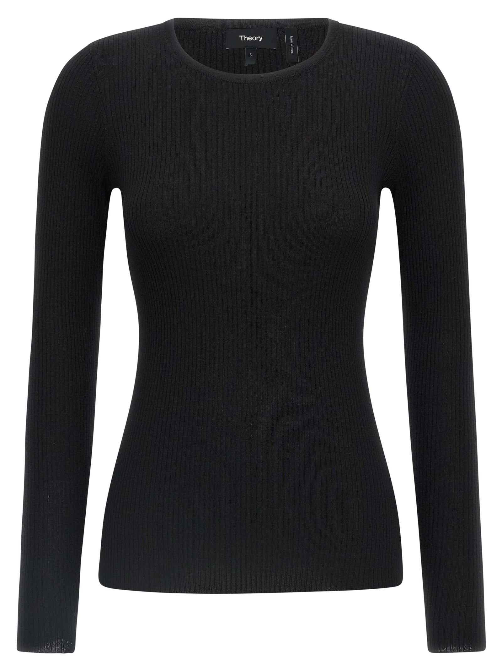 Theory Ribbed Sweater Black