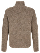 Roberto Collina Ribbed Sweater Beige, view 2