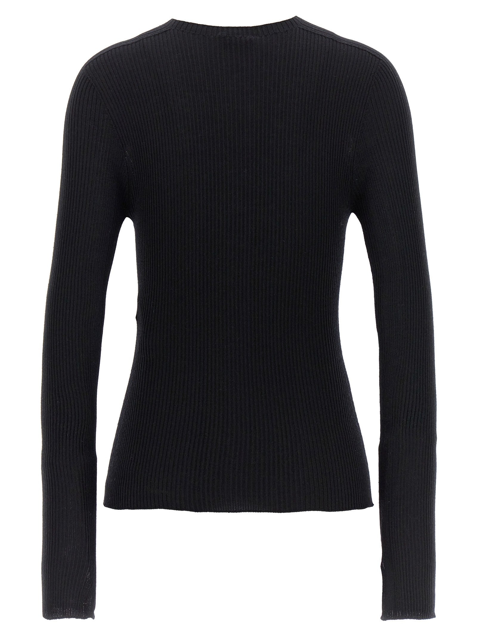 LANVIN Ribbed Sweater Black