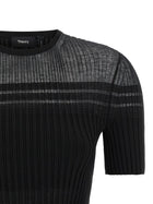 Theory Ribbed Shirt Black, view 3