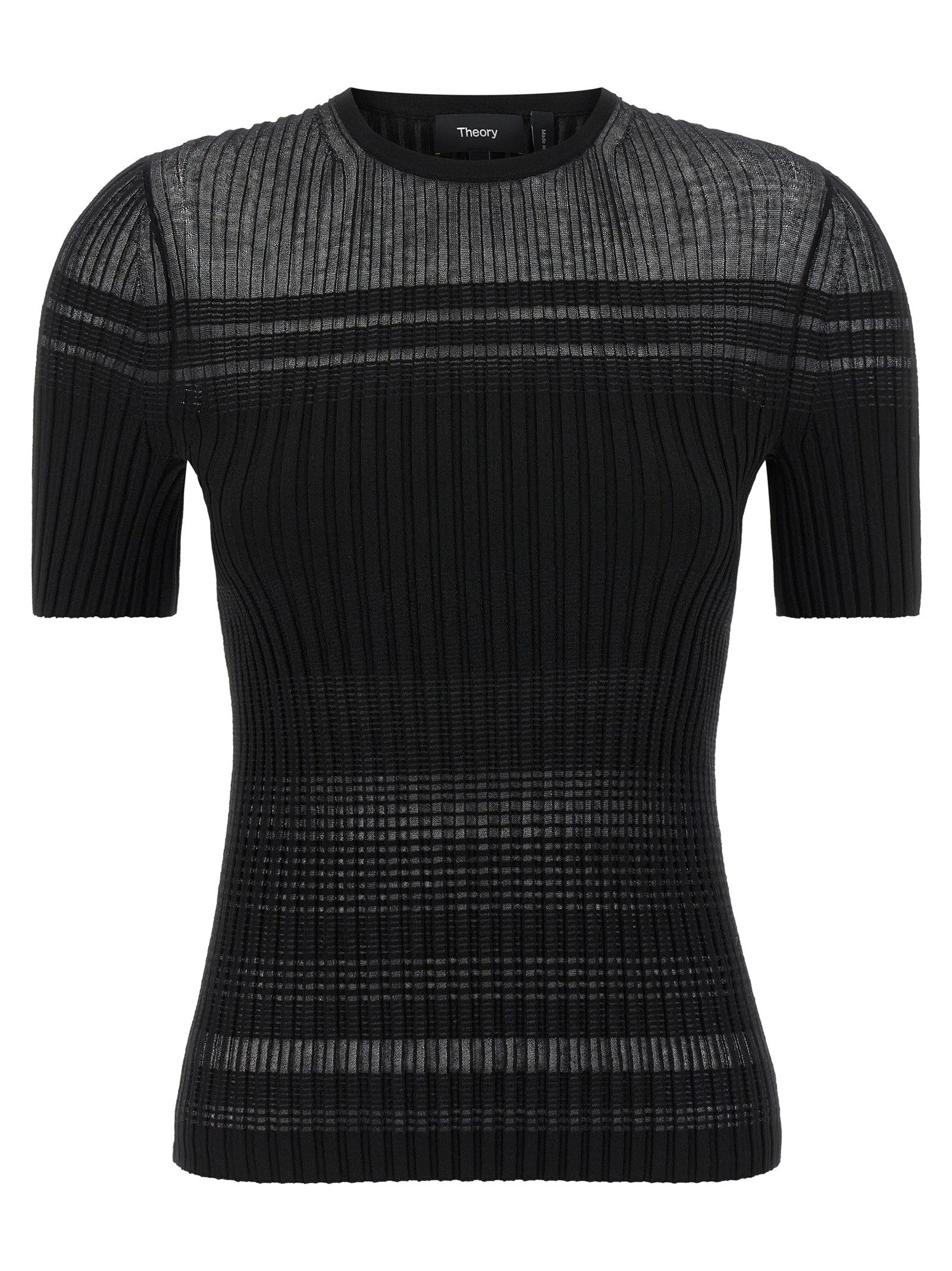 Theory Ribbed Shirt Black