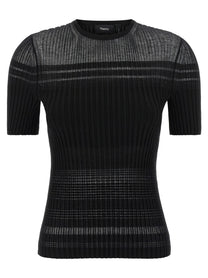 Theory Ribbed Shirt Black
