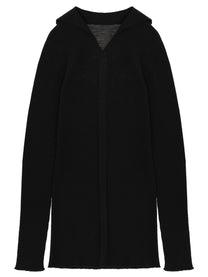 Rick Owens Men's Ribbed Tabard Knit Black
