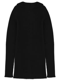 Rick Owens Men's Ribbed Tabard Knit Black