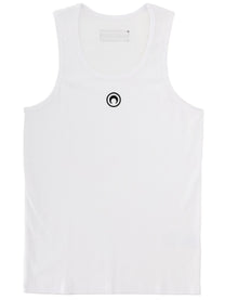 Marine Serre Men's Ribbed Tank Top White