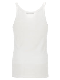 Dolce &amp; Gabbana Ribbed Tank Top White