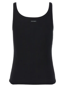 Dolce &amp; Gabbana Ribbed Tank Top Black