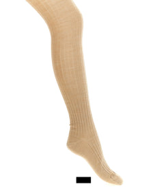 Jil Sander Ribbed Tights Beige