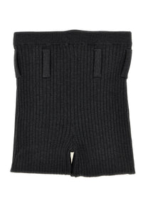 PRADA Ribbed Tights Grey