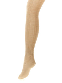 Jil Sander Ribbed Tights Beige