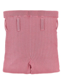 Prada Ribbed Tights Blue