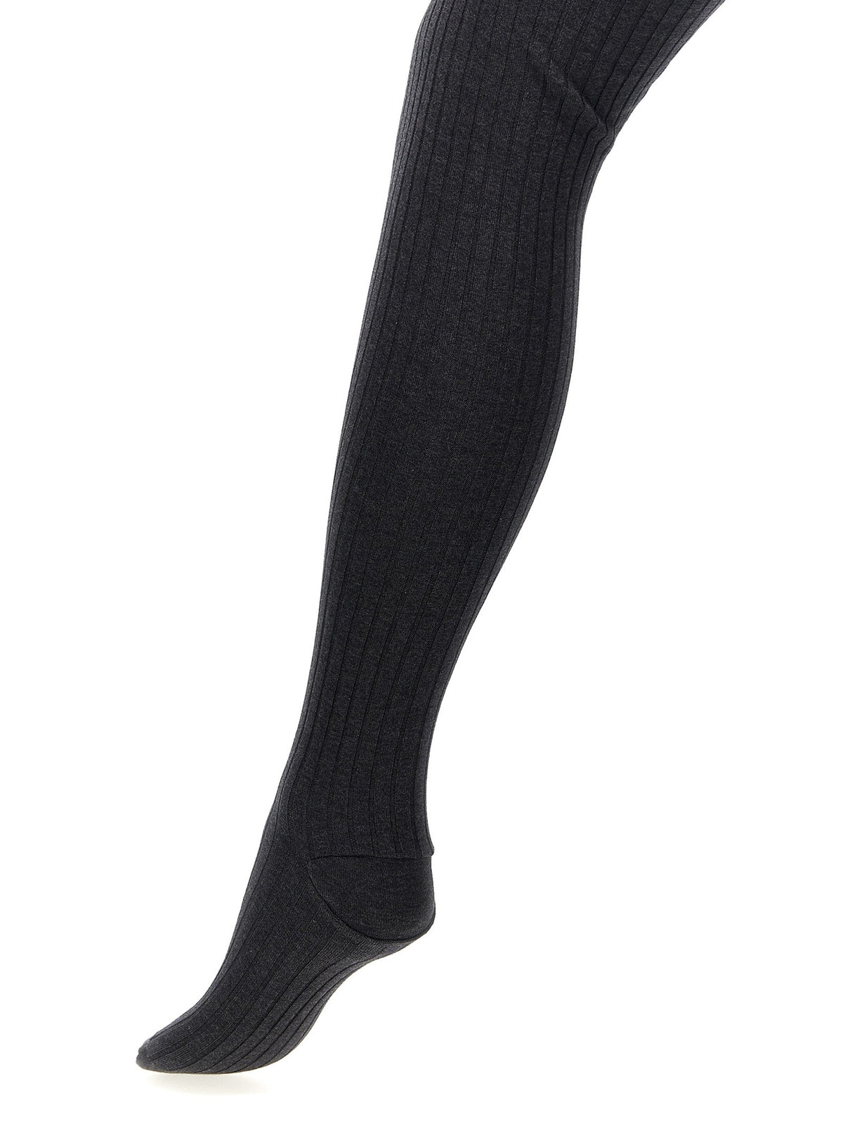 PRADA Ribbed Tights Grey, view 2