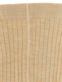 Jil Sander Ribbed Tights Beige