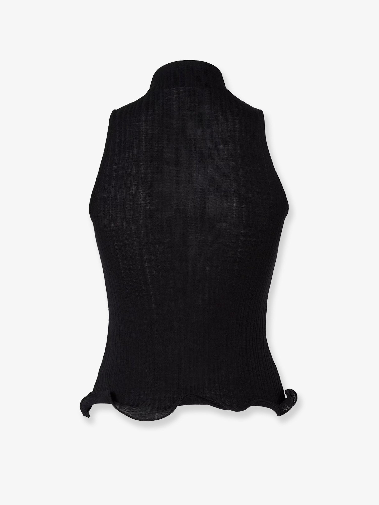 Fendi Women's Ruffled Top Black