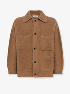 Laneus Men's Ribbed Wool Jacket Beige