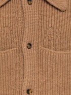 Laneus Men's Ribbed Wool Jacket Beige