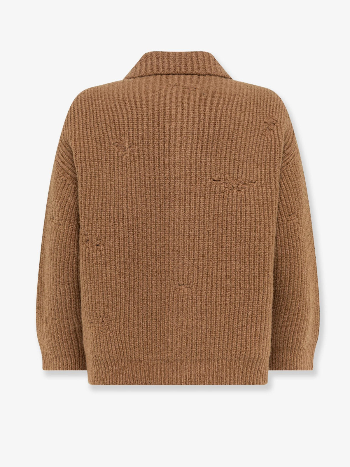 Laneus Men's Ribbed Wool Jacket Beige