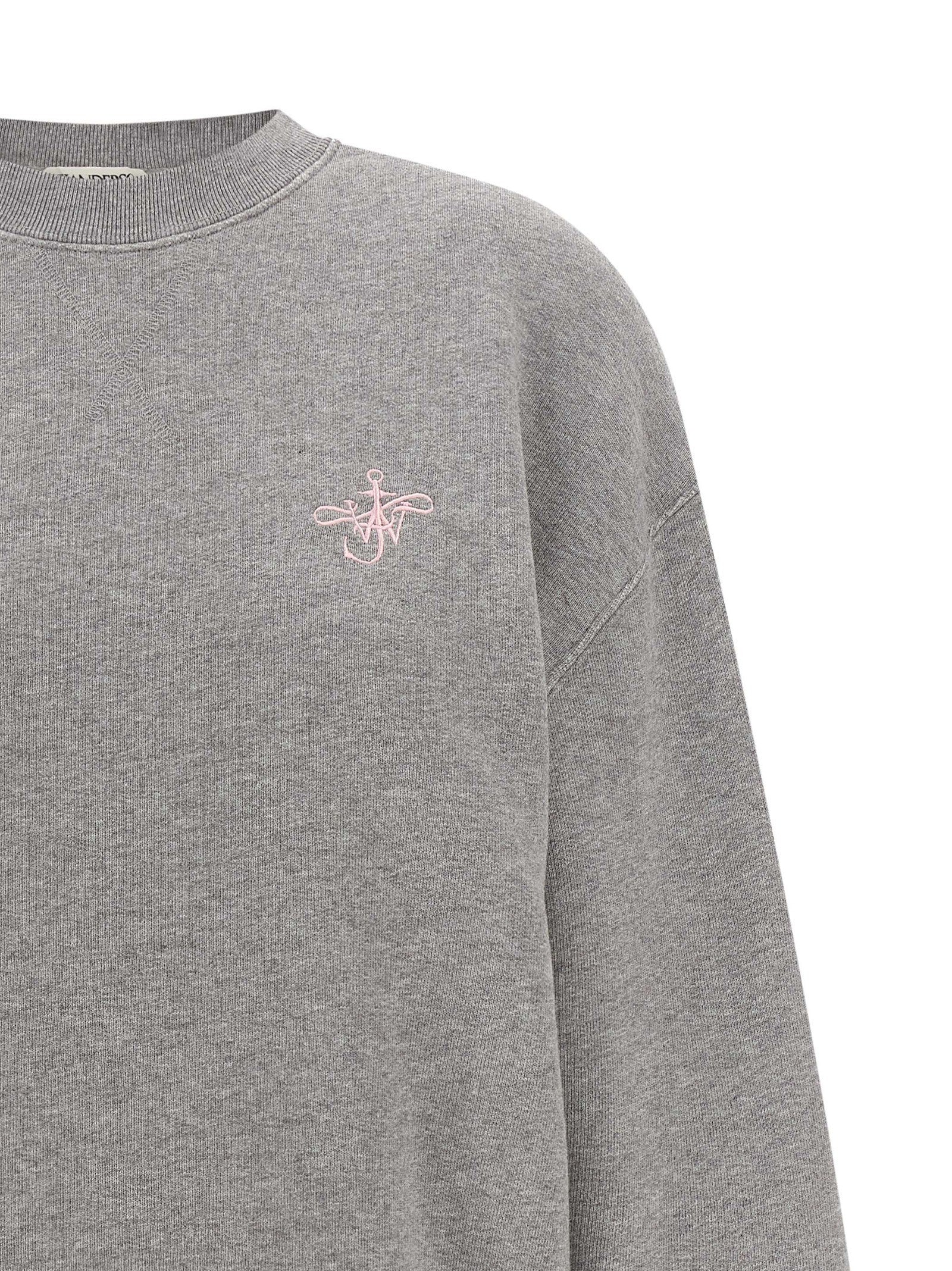 JW Anderson Ribbon Anchor Sweatshirt Grey