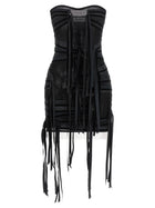 The Attico Ribbon Dress Black