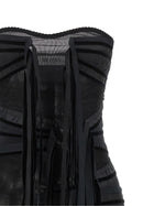 The Attico Ribbon Dress Black, view 3