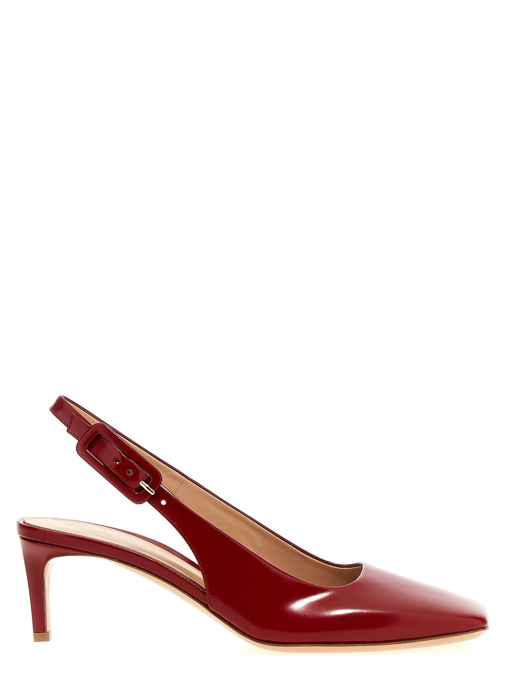 Gianvito Rossi Ric Slingbacks Red