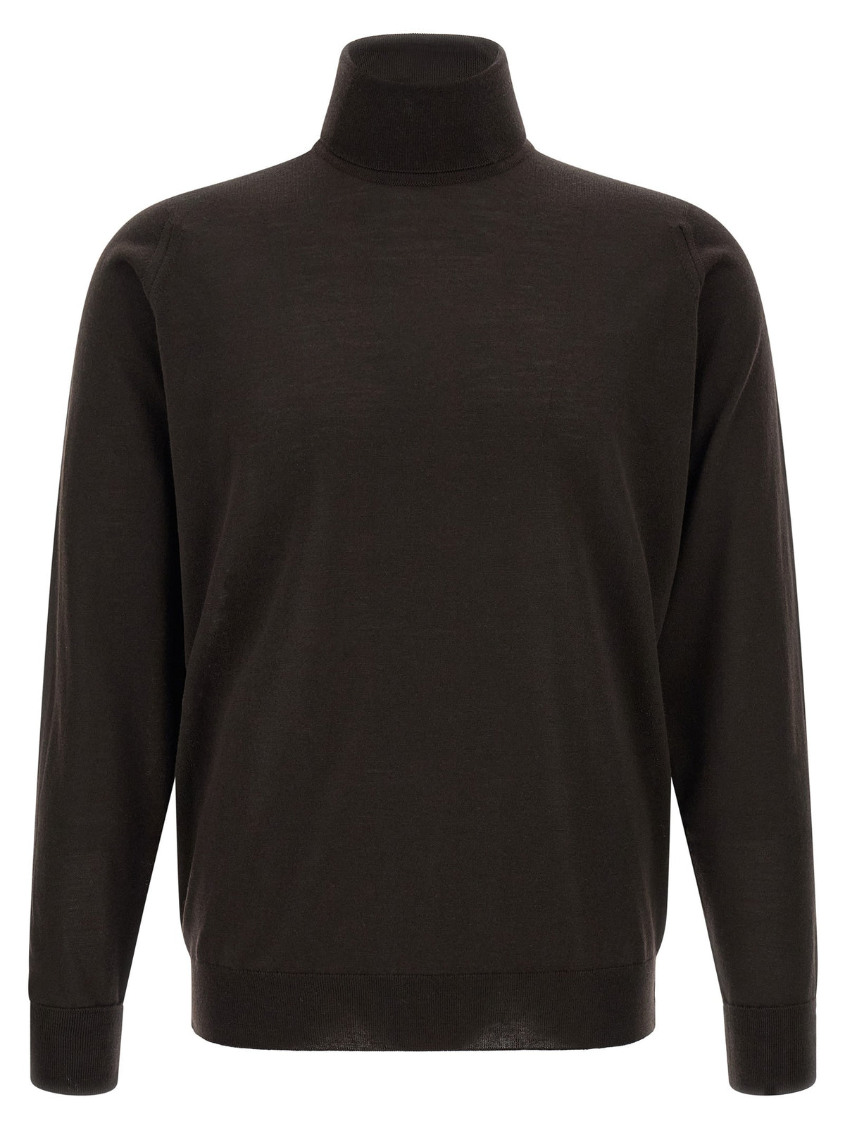 John Smedley Richard Turtleneck Sweater Brown
