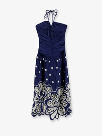 FARM Rio Women's Richilieur Organic Cotton Dress Blue, view 2