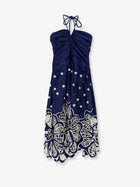 FARM Rio Women's Richilieur Organic Cotton Dress Blue
